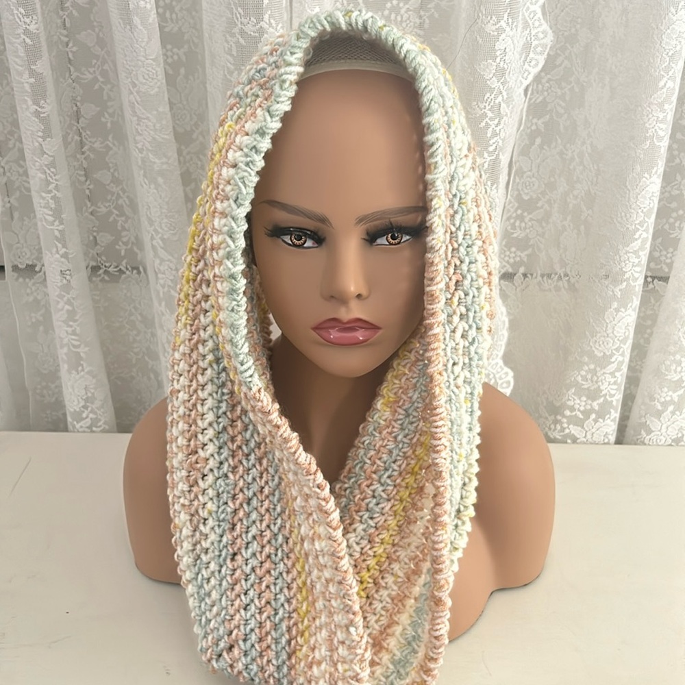 SOLD-  Cowl neck, hat and headband set

You can can custom order.
